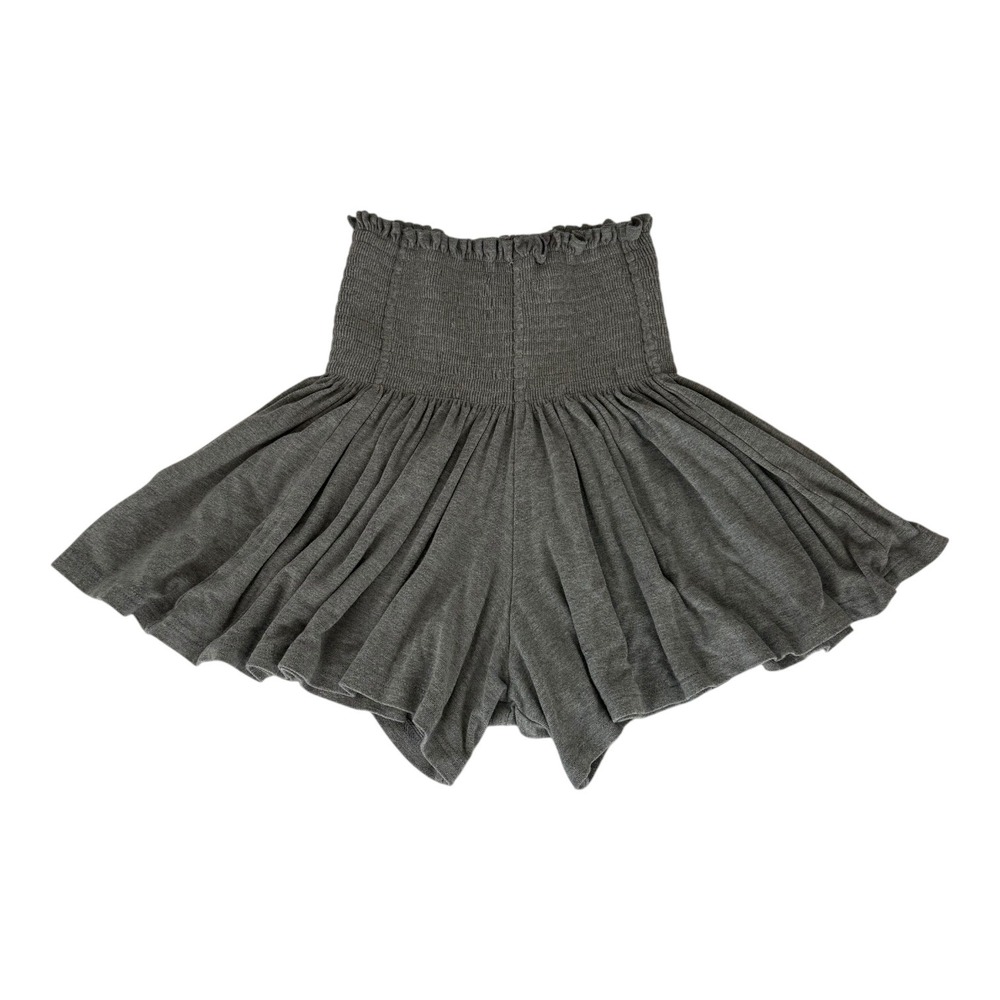 Natural Life Smocked Waist Shorts Flowy Comfy Casual‎ Gray XS